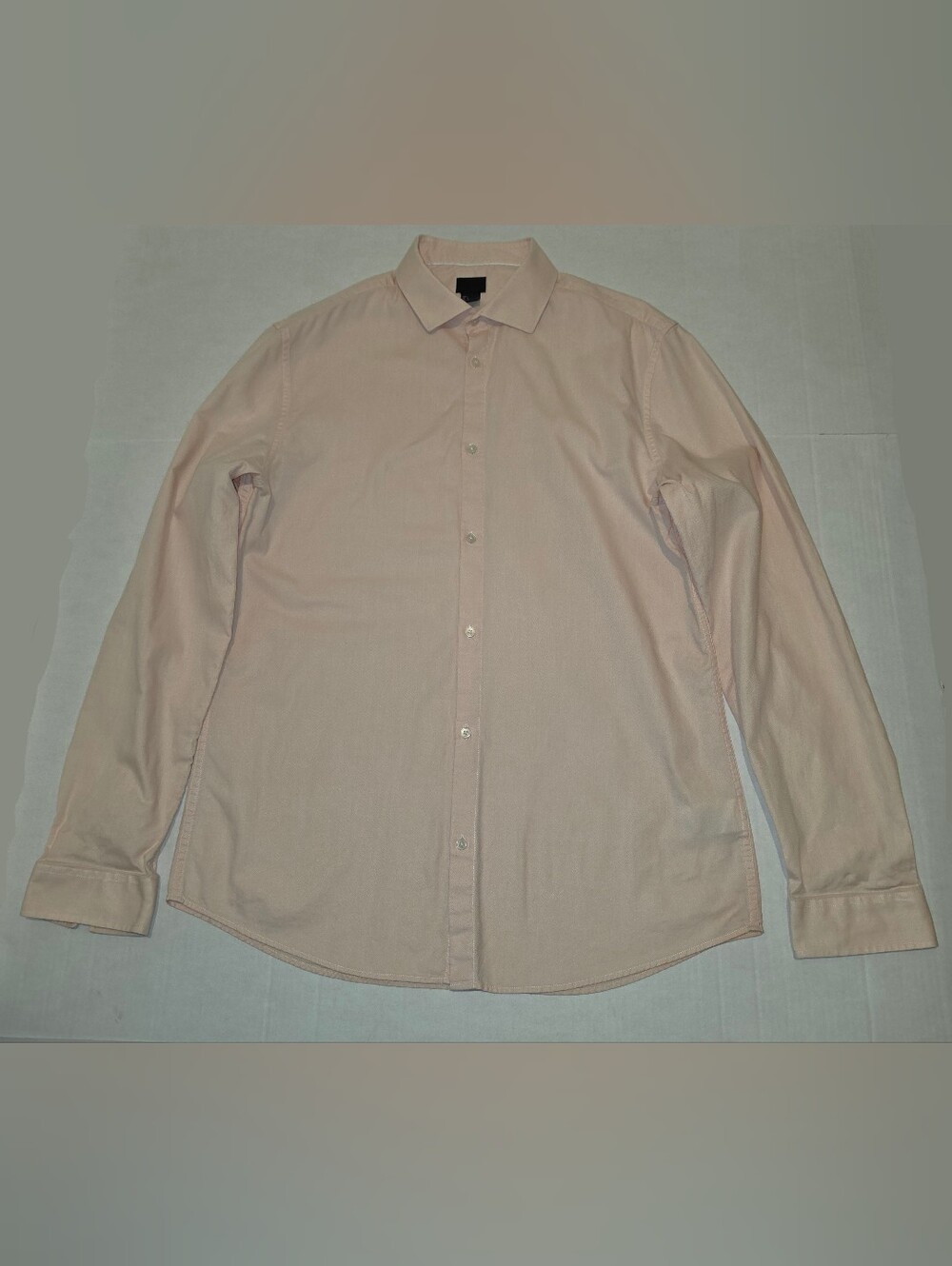 H&M Men's Dress Shirt in Pale Pink Sz L